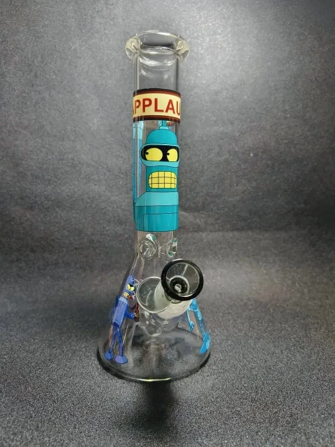 Futurama Bender Beaker Glass Bong