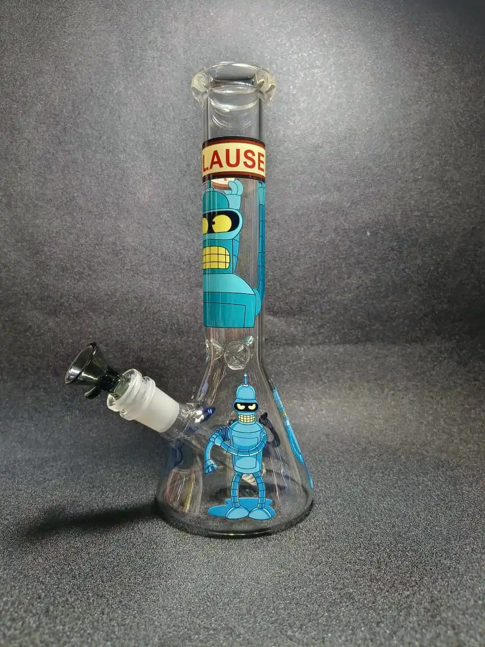 Futurama Bender Beaker Glass Bong