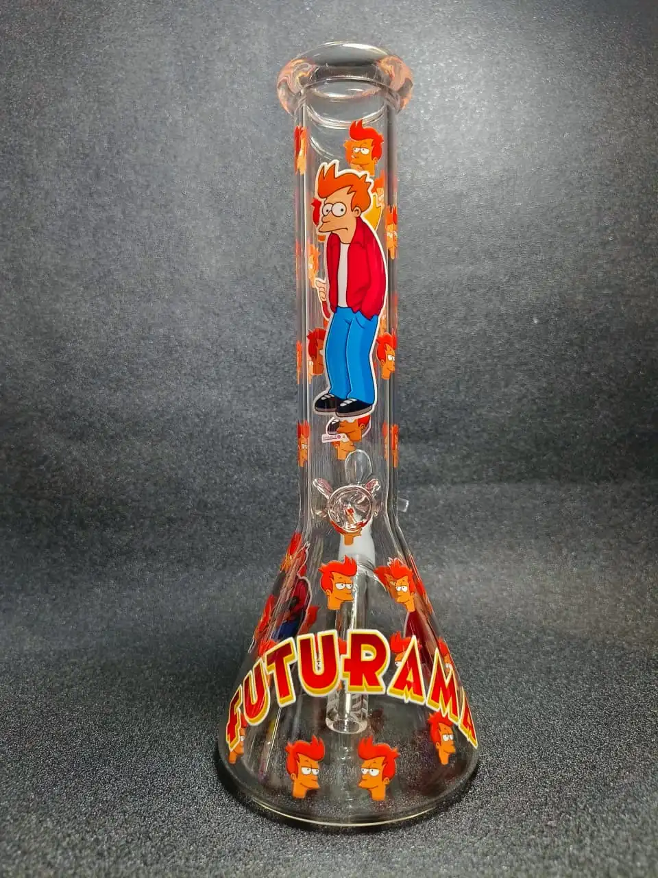 Futurama Philip J. Fry Beaker Glass Bong