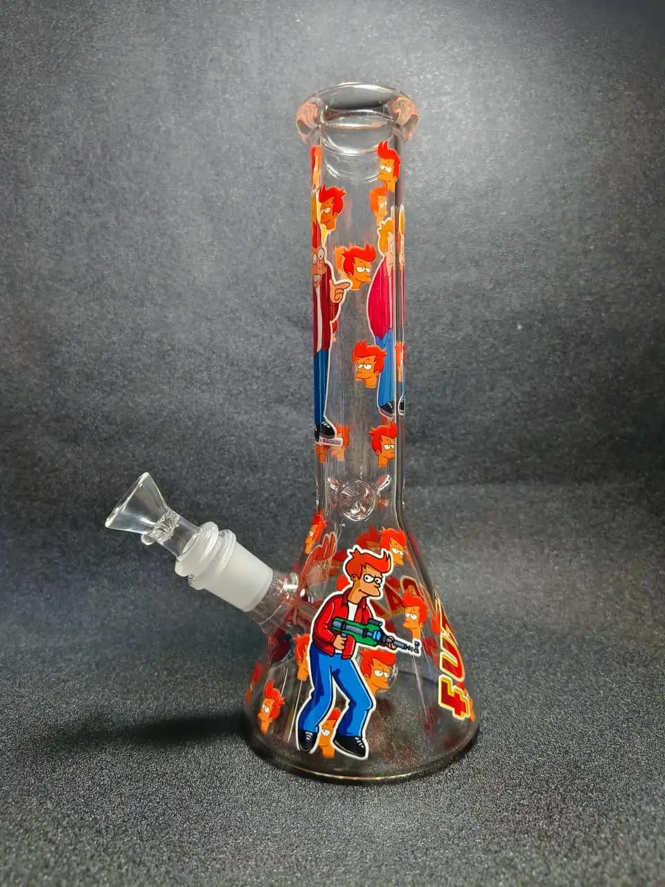 Futurama Philip J. Fry Beaker Glass Bong