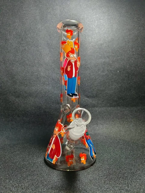 Futurama Philip J. Fry Beaker Glass Bong