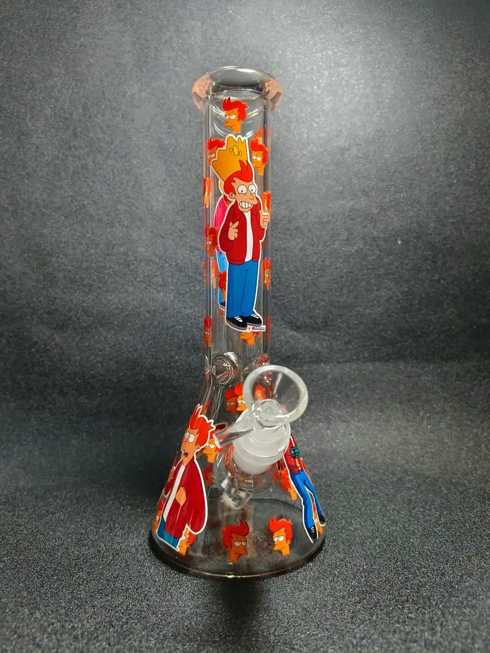 Futurama Philip J. Fry Beaker Glass Bong