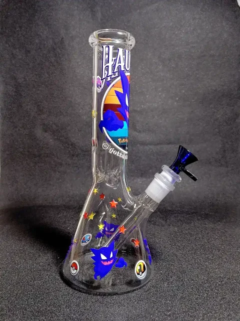 Gengar Pokémon Ghost-Type Night Shadow Beaker Glass Bong Gengar Pokémon Ghost-Type Night Shadow Beaker Glass Bong