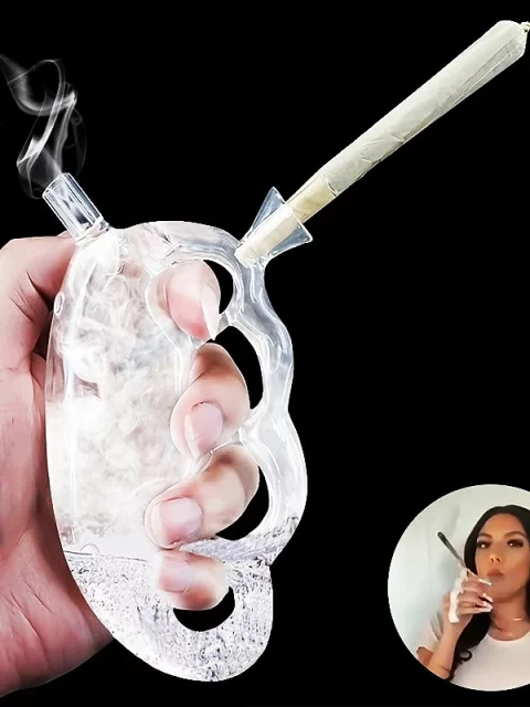 Glass Knuckle Bubbler Pipe