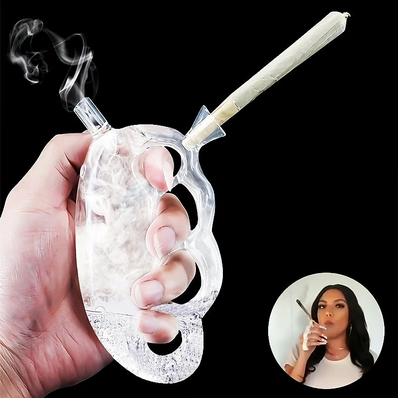 Glass Knuckle Bubbler Pipe