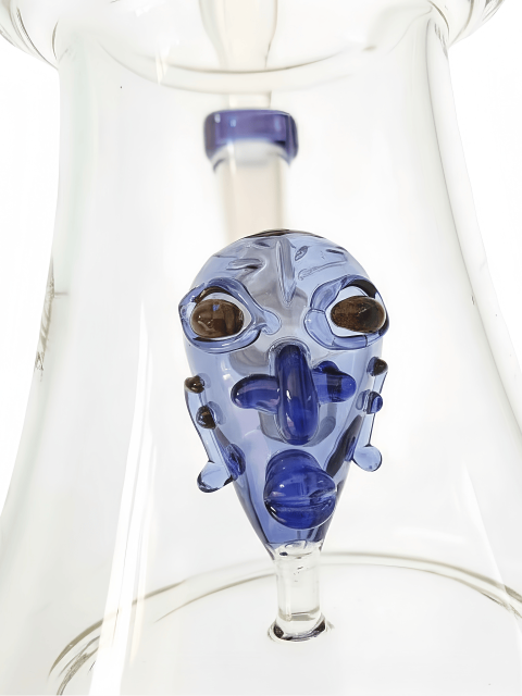 7.5″ Glass Bong with Cool Alien Percolator 7.5" Glass Bong with Cool Alien Percolator