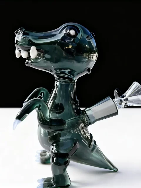 5" Glass T-Rex Dinosaur Mini Bong Bubbler