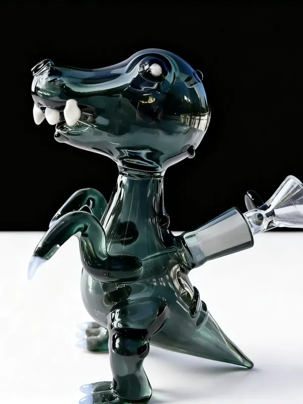 5" Glass T-Rex Dinosaur Mini Bong Bubbler