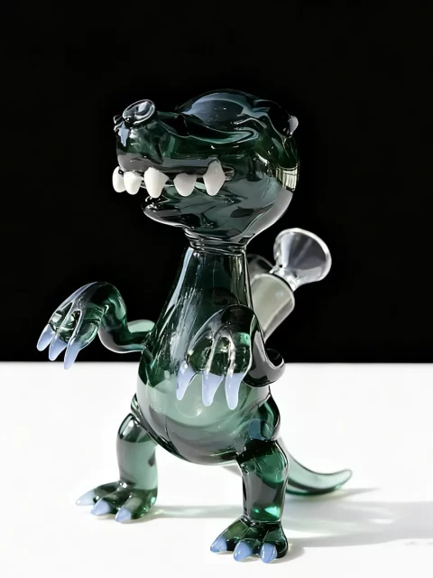 5″ Glass T-Rex Dinosaur Mini Bong Bubbler 5" Glass T-Rex Dinosaur Mini Bong Bubbler