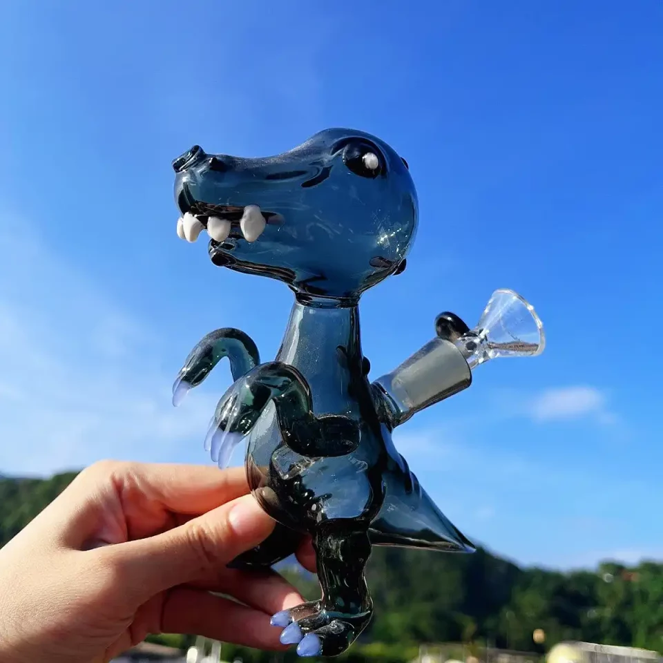 5" Glass T-Rex Dinosaur Mini Bong Bubbler