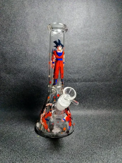 10" Goku Dragon Ball Z Inspired Glass Bong