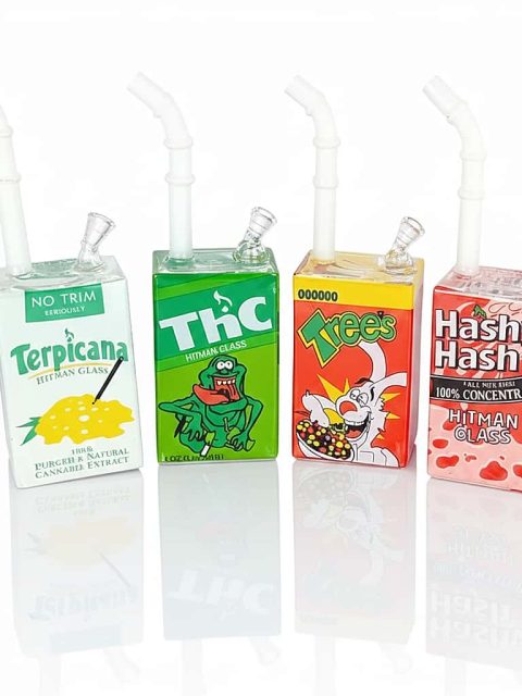 8" Graffiti Playground Juice Box Bubbler