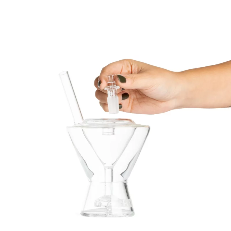 7" Grav® Martini Glass Bubbler