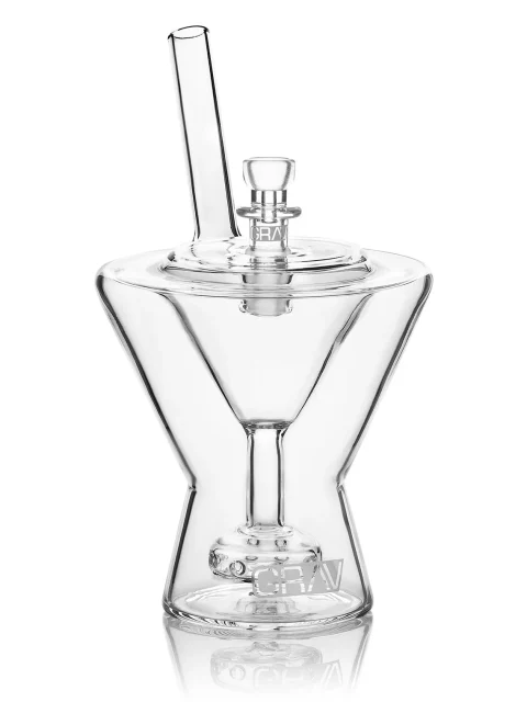 7" Grav® Martini Glass Bubbler
