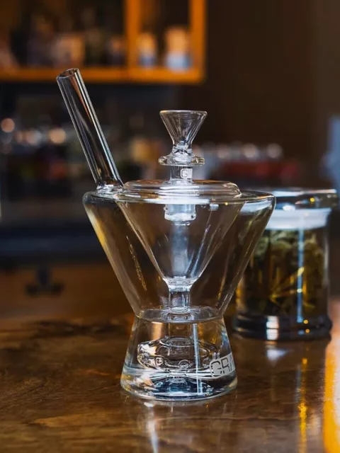 7" Grav® Martini Glass Bubbler