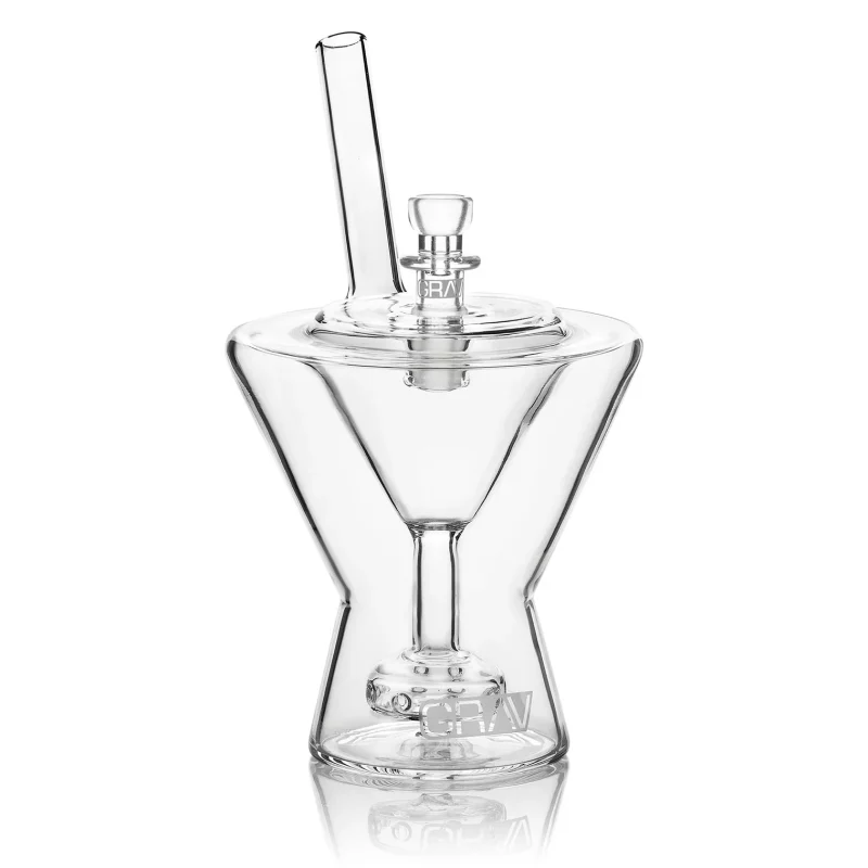 7" Grav® Martini Glass Bubbler