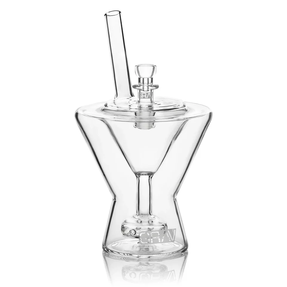 7" Grav® Martini Glass Bubbler