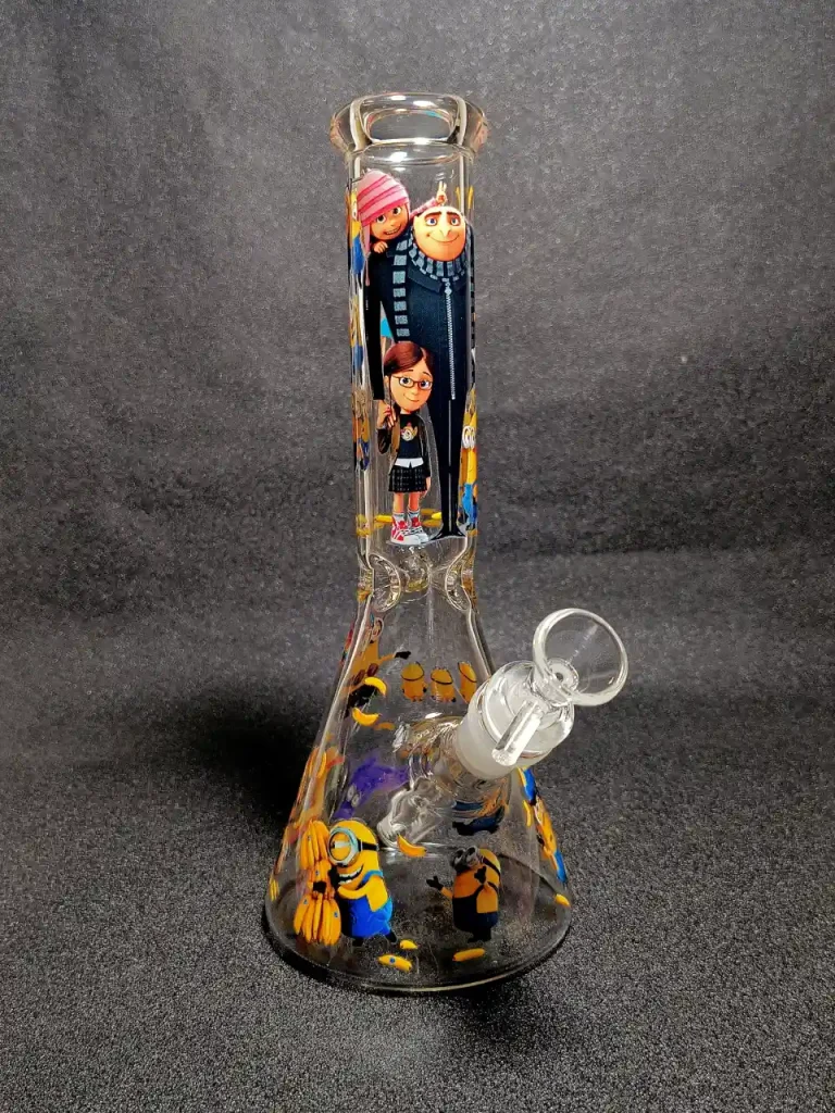 Gru & Minions Despicable Me Family Beaker Glass Bong | Playful Tribute