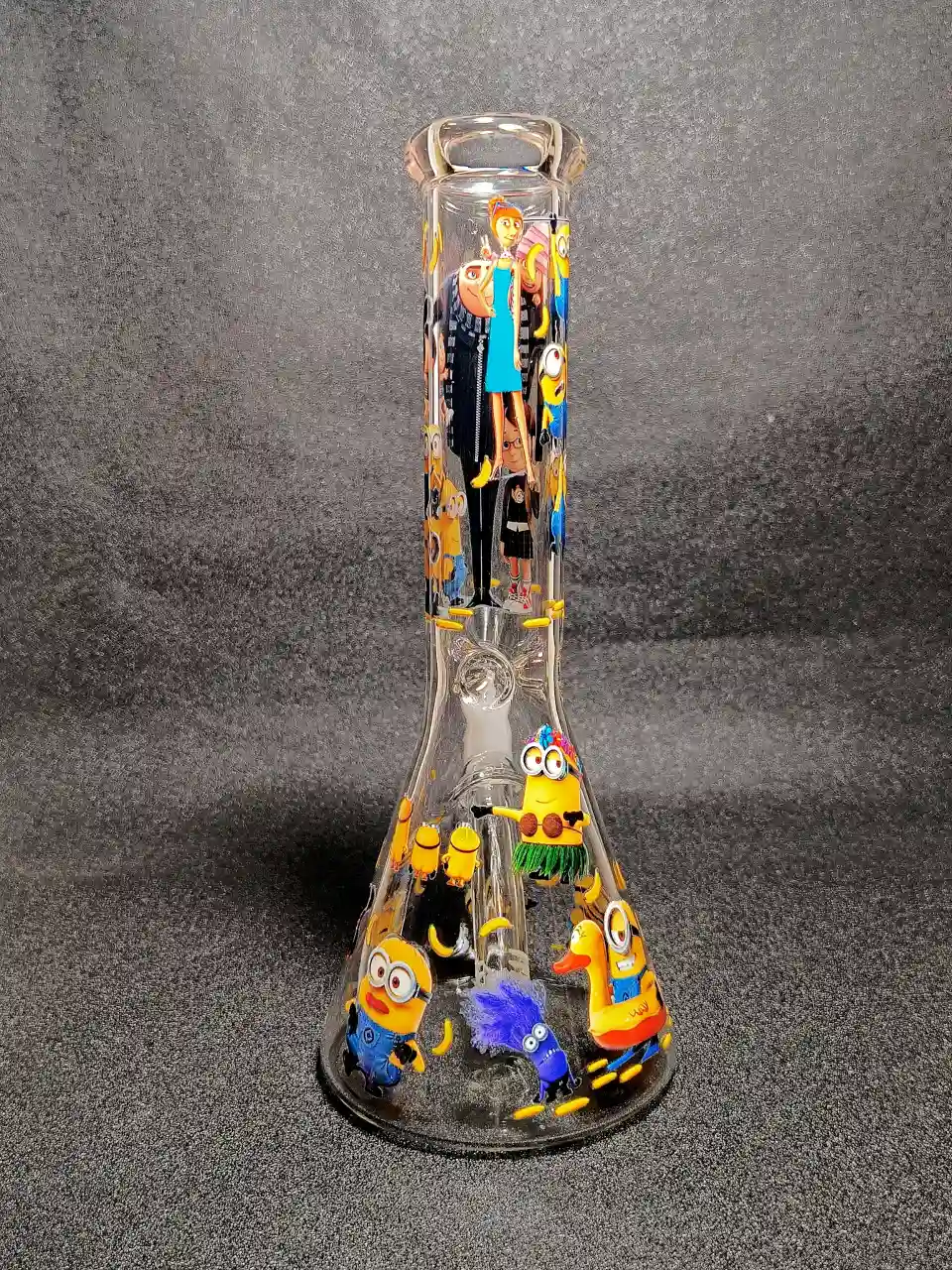 Gru & Minions Despicable Me Family Beaker Glass Bong | Playful Tribute