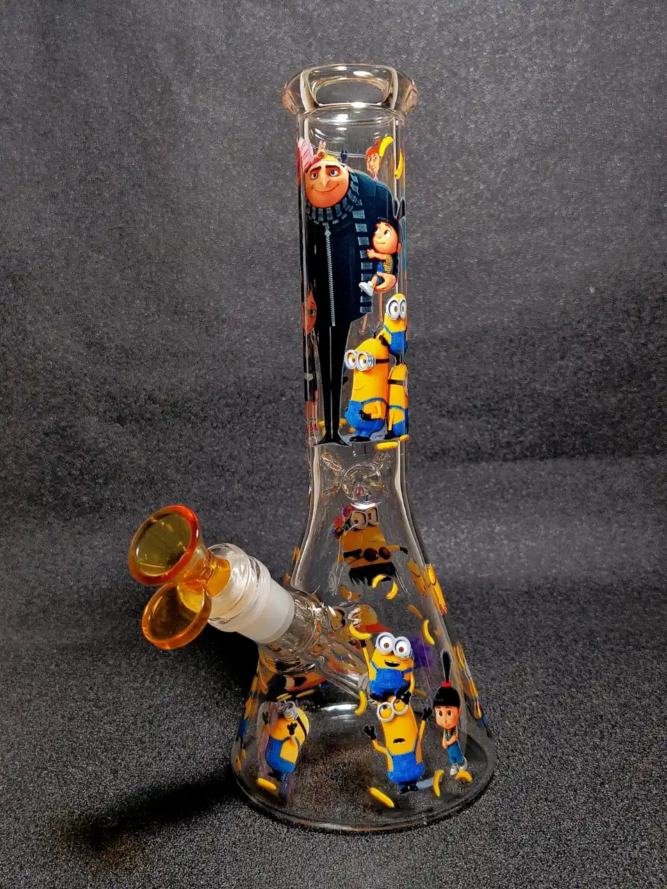 Gru & Minions Despicable Me Family Beaker Glass Bong | Playful Tribute
