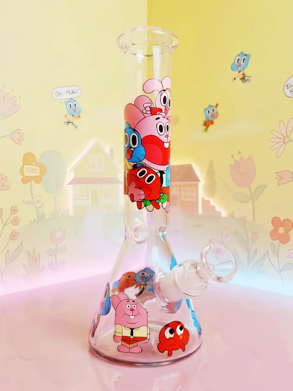Gumball & Elmore Friends Glass Bong | Elmore After School