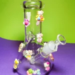 8" Handcrafted Hello Kitty “Kawaii Charm” Bong 5mm Thick Glass