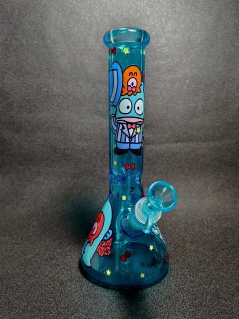 Hangyodon Sanrio Blue Beaker Glass Bong