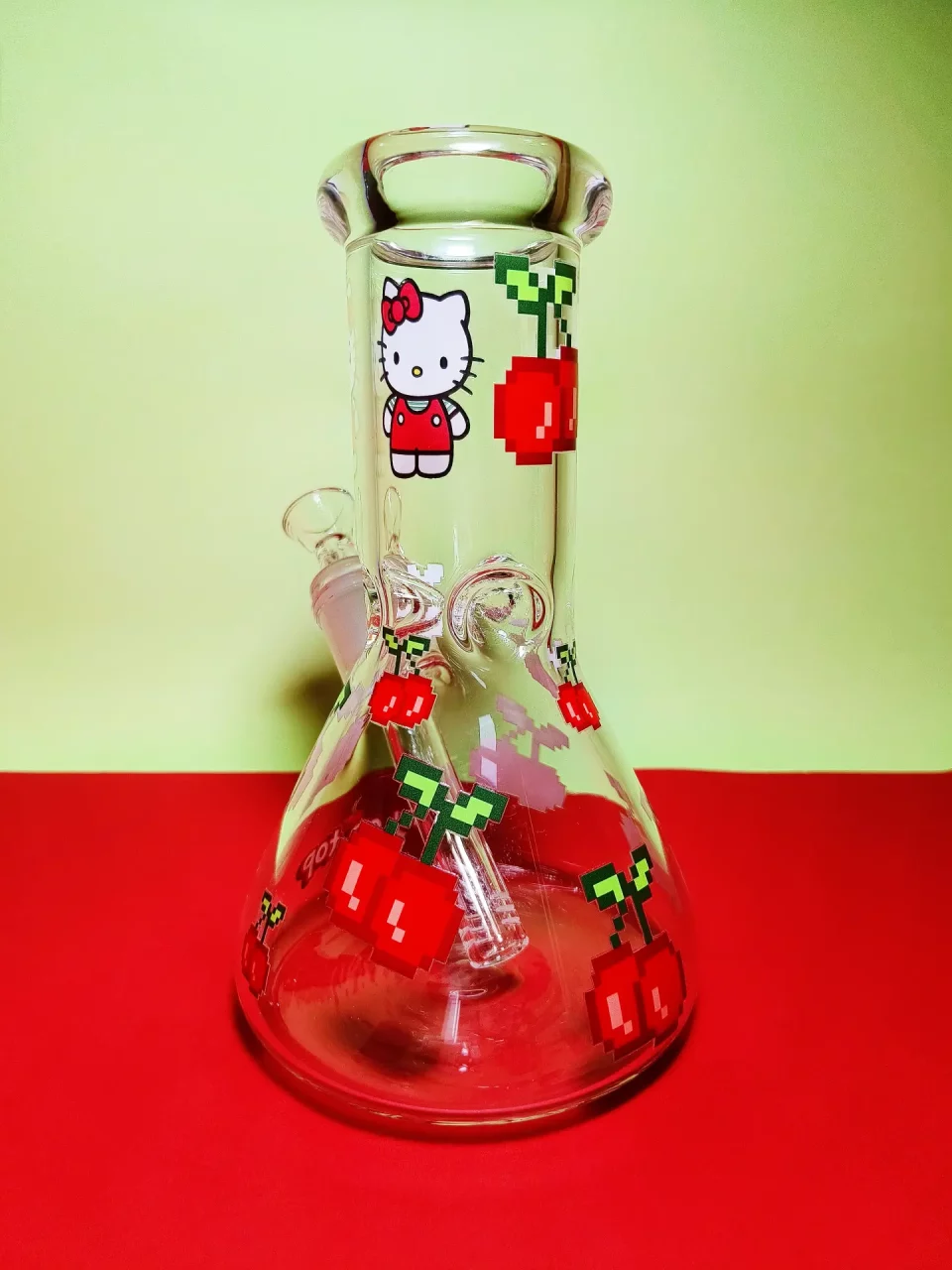 8" Hello Kitty Bong Sweet Cherry Design