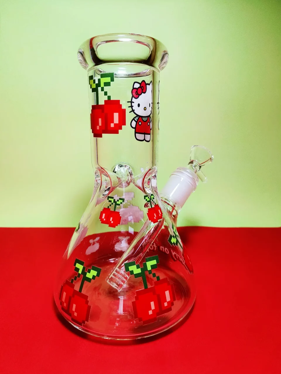 8" Hello Kitty Bong Sweet Cherry Design