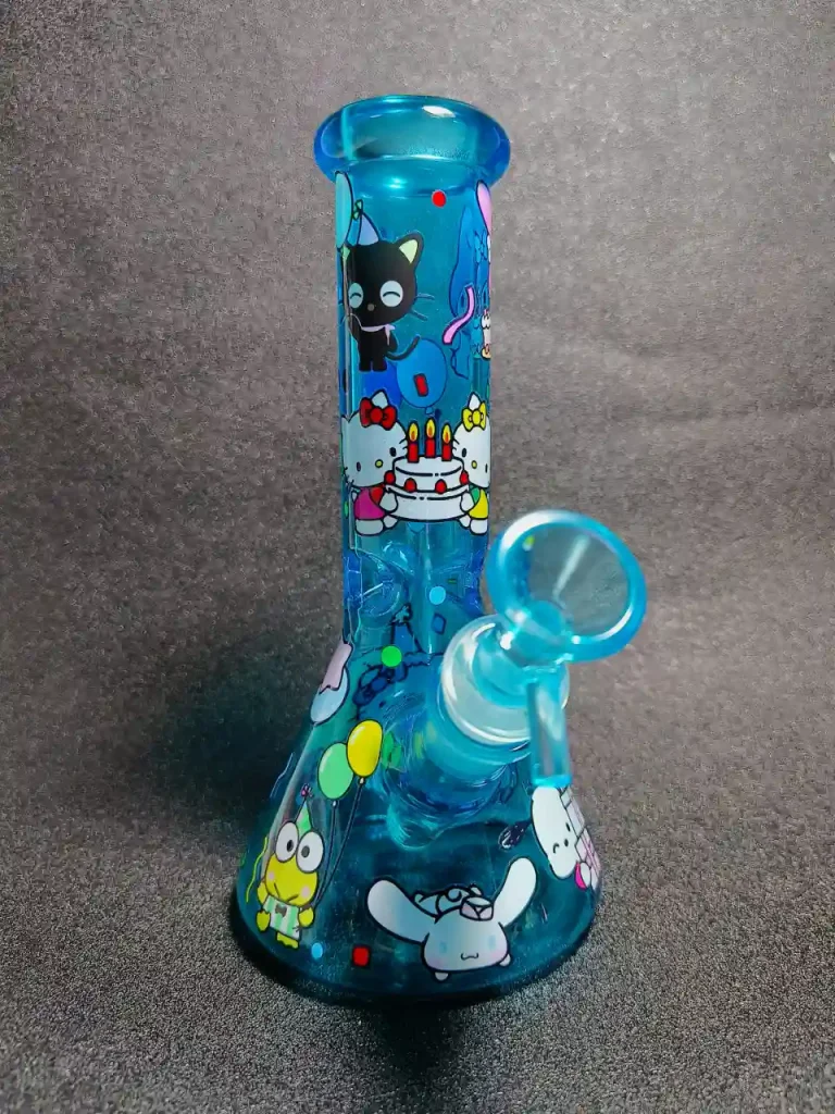 Hello Kitty & Friends Celebrates Your Birthday Glass Bong