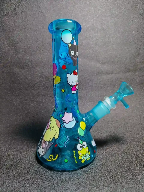 Hello Kitty & Friends Celebrates Your Birthday Glass Bong Hello Kitty & Friends Celebrates Your Birthday Glass Bong