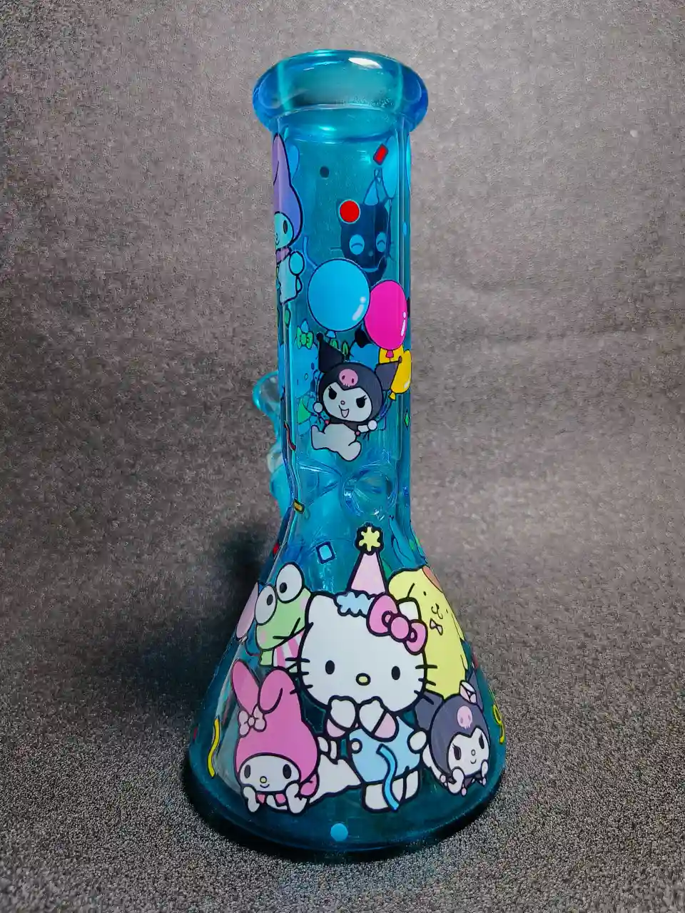 Hello Kitty & Friends Celebrates Your Birthday Glass Bong