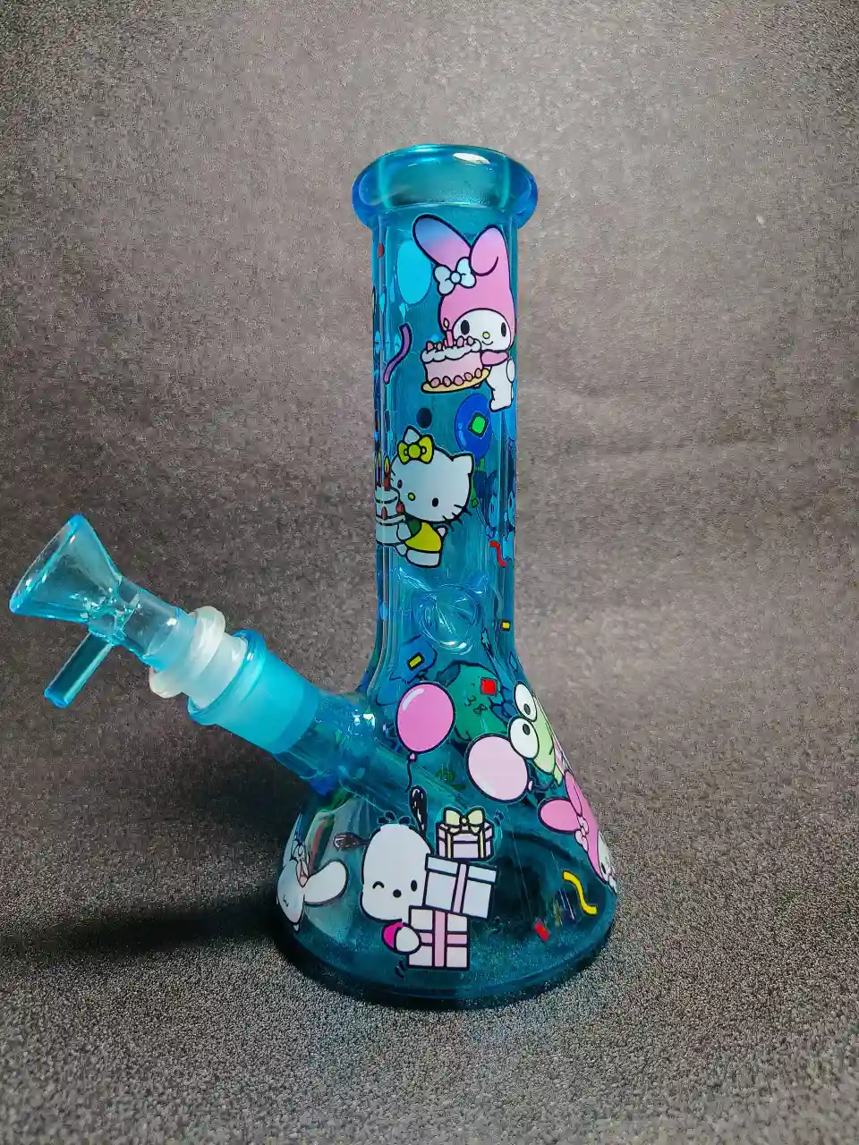 Hello Kitty & Friends Celebrates Your Birthday Glass Bong