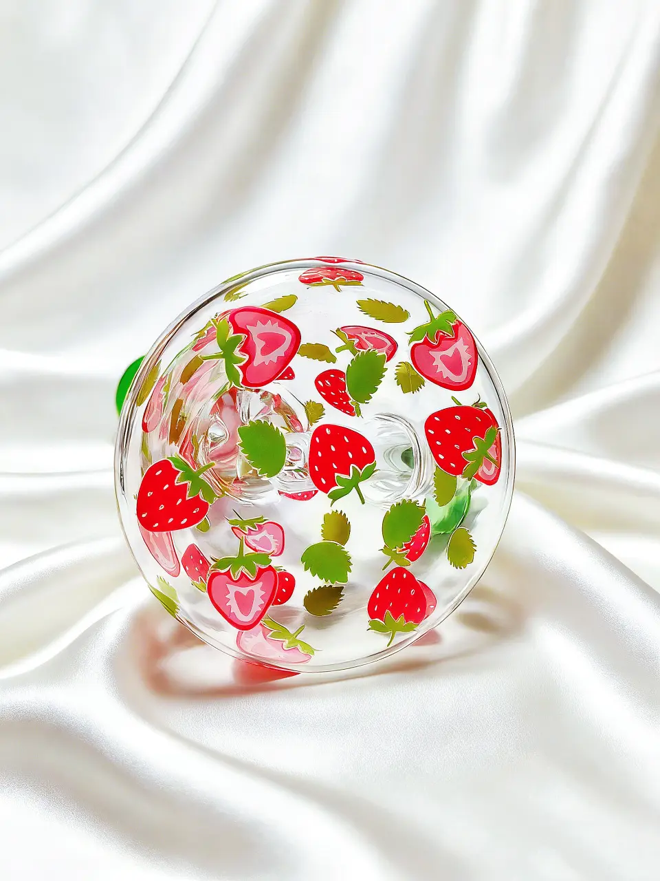 10" Hello Kitty Strawberry Garden Beaker Glass Bong