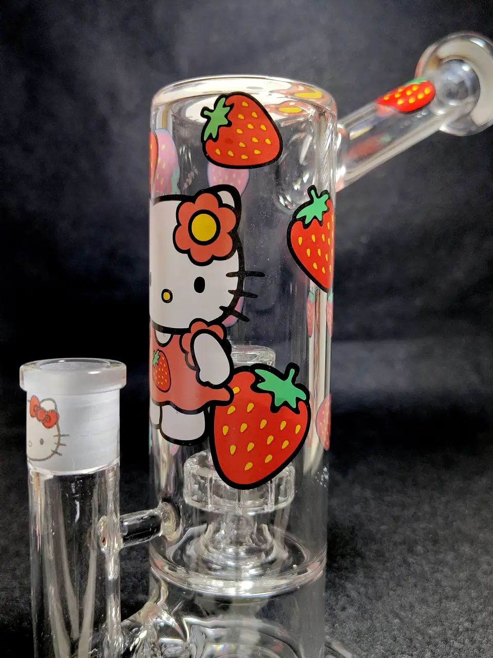 Hello Kitty Sanrio Strawberry Garden Glass Bong
