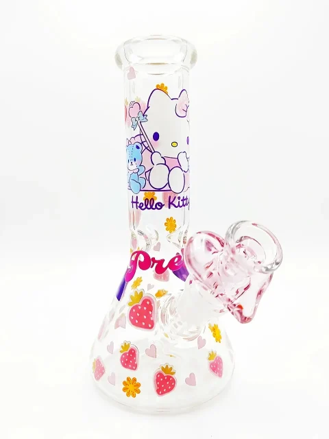hello-kitty-strawberry-party-beaker-glass-bong