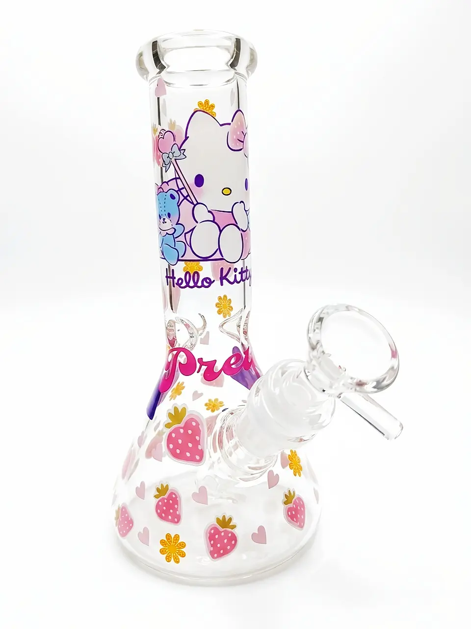 hello-kitty-strawberry-party-beaker-glass-bong