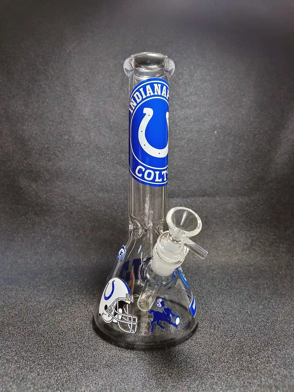 10" Indianapolis Colts NFL Beaker Glass Bong