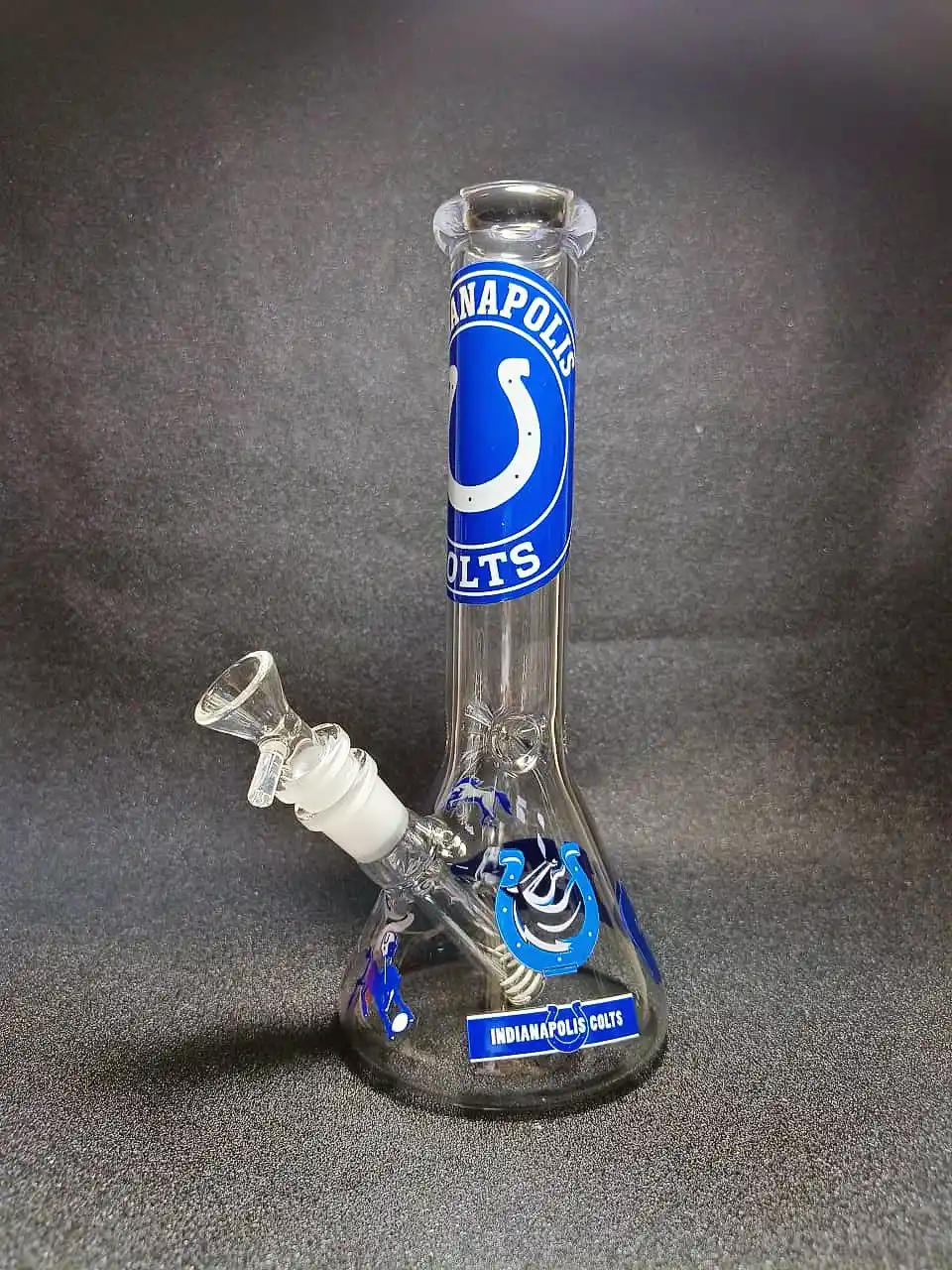 10" Indianapolis Colts NFL Beaker Glass Bong