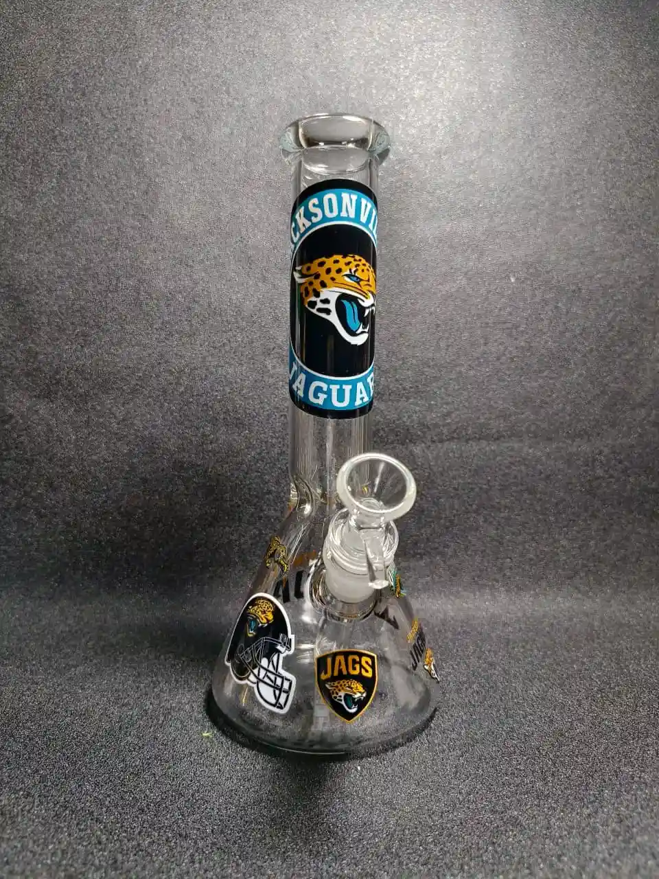 10" NFL Jacksonville Jaguars Beaker Glass Bong