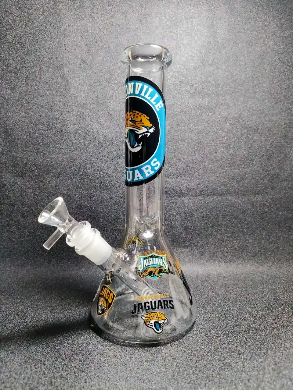 10" NFL Jacksonville Jaguars Beaker Glass Bong