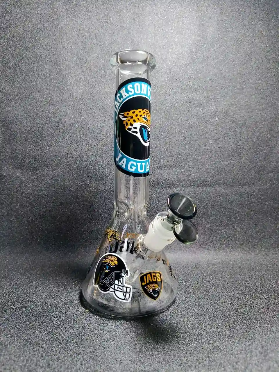 10" NFL Jacksonville Jaguars Beaker Glass Bong