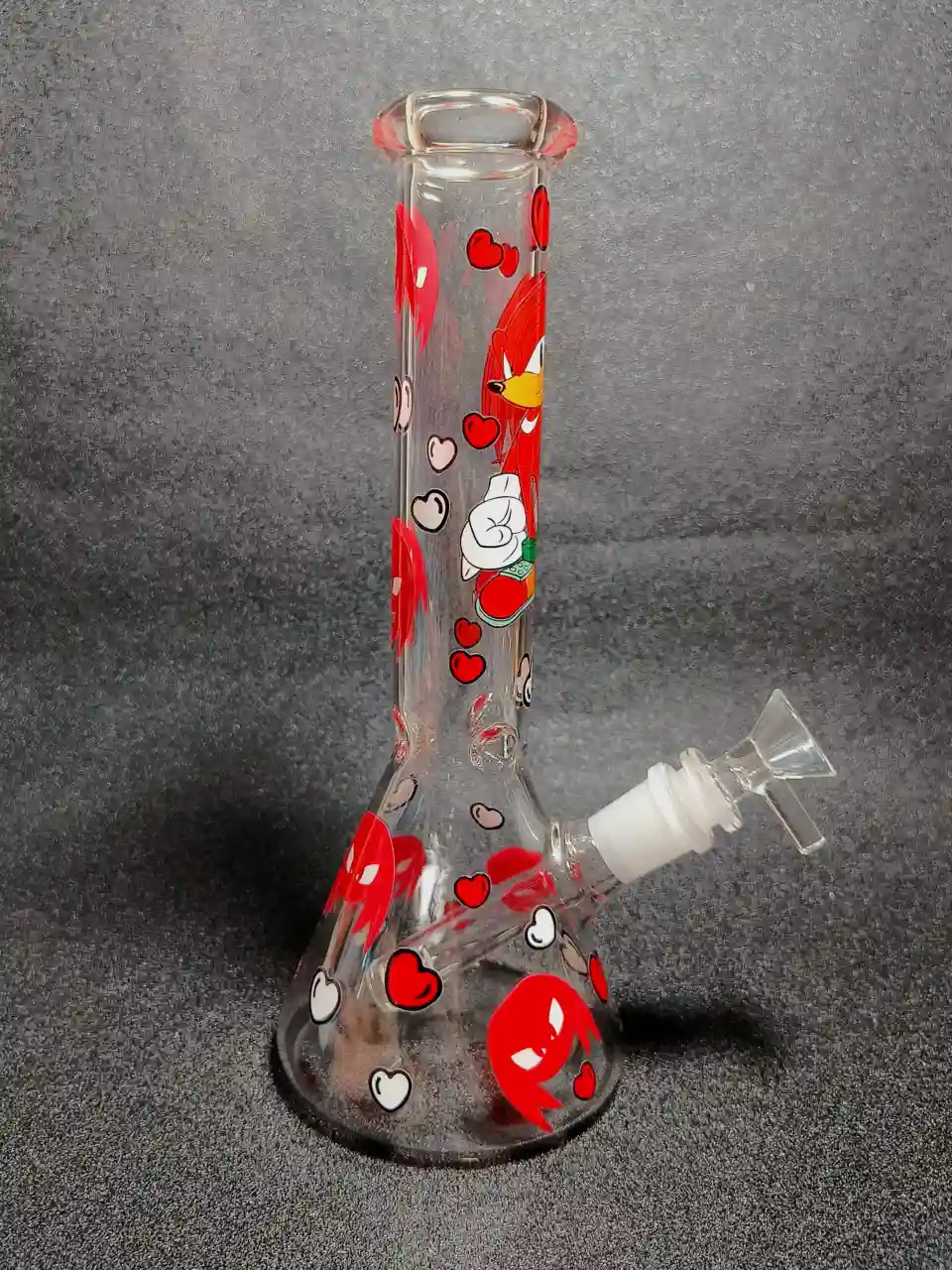 Knuckles Sonic the Hedgehog Beaker Glass Bong