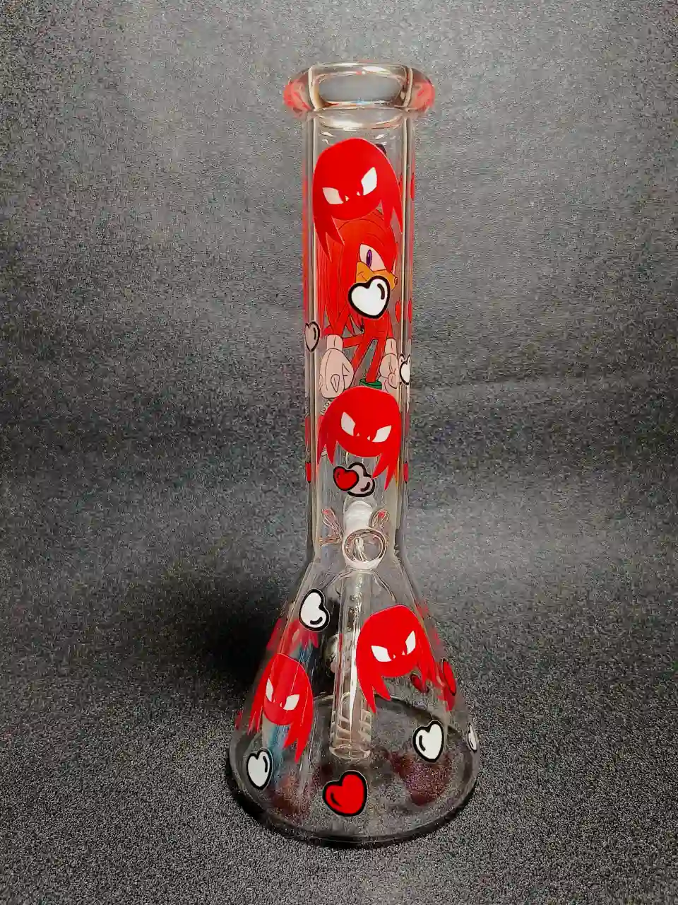 Knuckles Sonic the Hedgehog Beaker Glass Bong
