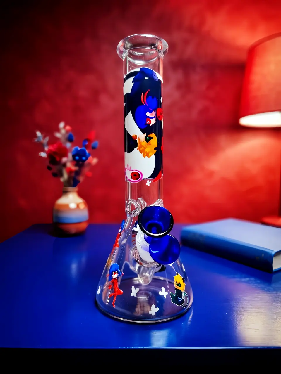 Miraculous Ladybug & Cat Noir Beaker Glass Bong - Image 8