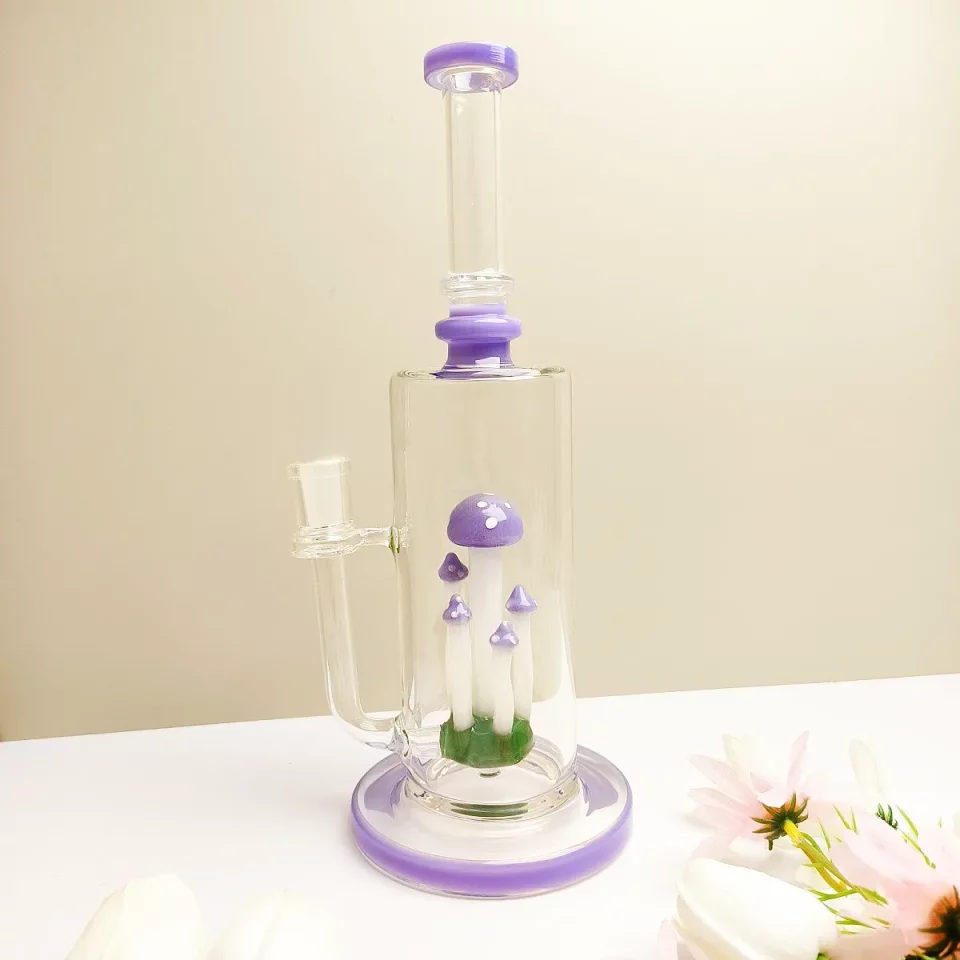 lavender-mushroom-glass-bong