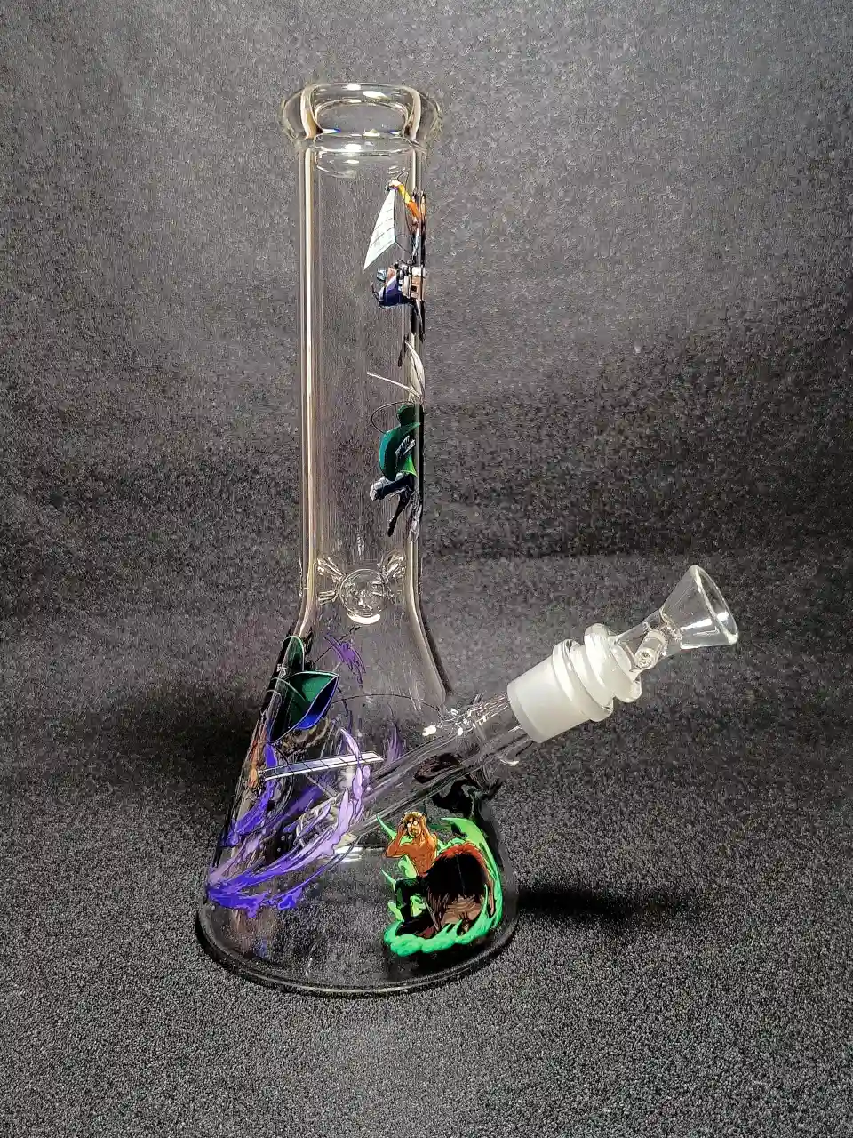 Levi Ackerman Attack on Titan ODM Gear Battle Survey Corps Beaker Glass Bong