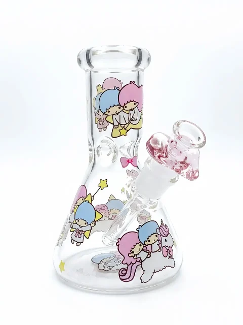 8" Little Twin Stars Dreamy Beaker Glass Bong