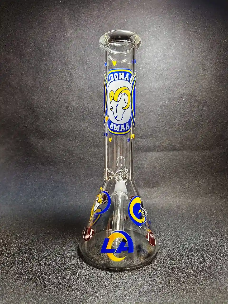 10" Los Angeles Rams NFL Beaker Glass Bong