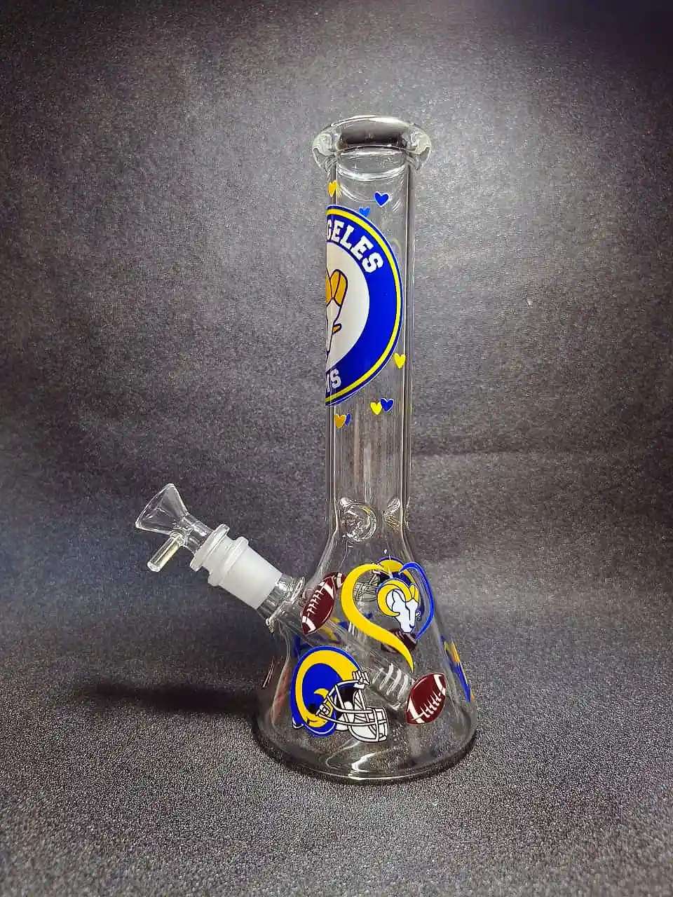 10" Los Angeles Rams NFL Beaker Glass Bong